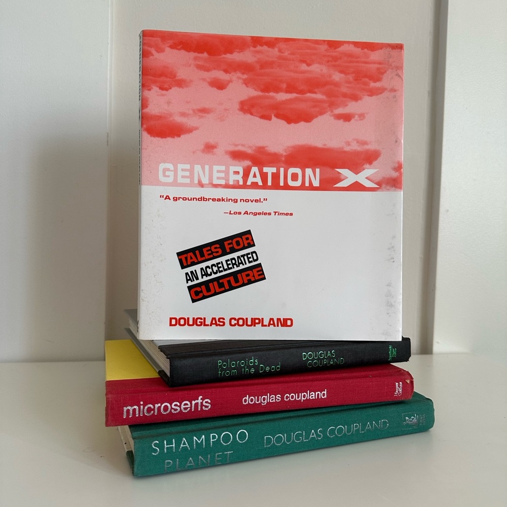 Y2K Douglas Coupland Bundle Generation X Polaroids Microserfs Shampoo Planet